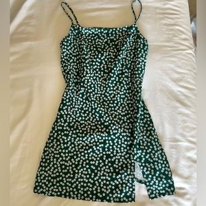 Princess Polly Green Floral Mini Dress